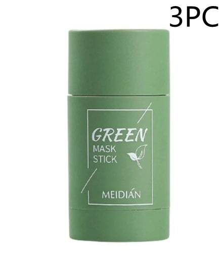 Cleansing Green Tea Mask Clay Stick Oil Control Anti-Acne Whitening